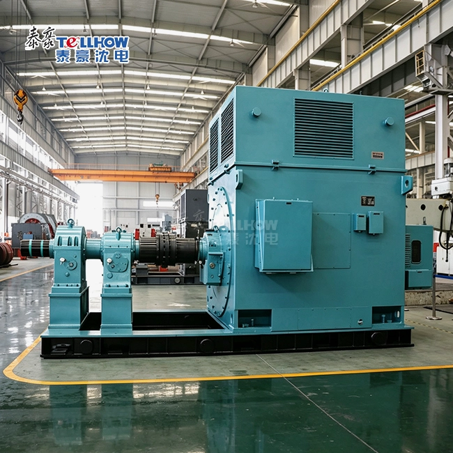 open type high voltage slip ring motor